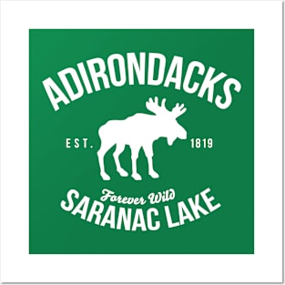 Saranac Lake Forever Wild Adirondacks Posters and Art